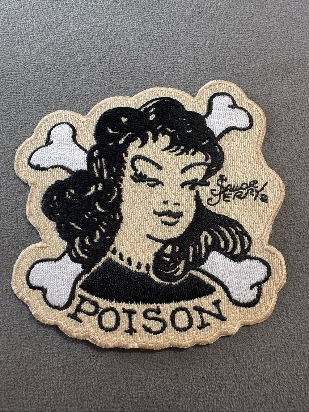 Sailor Jerry Poison Patch Pin-Up (Limited Edition) 4” x 4” NEW